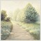 New Light Summer Road I by Michael Marcon Framed Canvas Wall Art